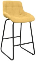 Scaun de bar Новый стиль Nicole CFS Hoker LB Soro-40 Black Leg Yellow