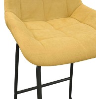 Scaun de bar Новый стиль Nicole CFS Hoker LB Soro-40 Black Leg Yellow imaginea #5 — magazin online Desire.md