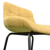 Scaun de bar Новый стиль Nicole CFS Hoker LB Soro-40 Black Leg Yellow imaginea #6 — magazin online Desire.md