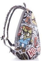Rucsac pentru oraș XD Design Bobby Soft Art Grafitti Blue (P705.867) imaginea #2 — magazin online Desire.md