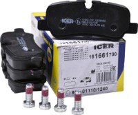 Комплект тормозных колодок ICER 181661-700