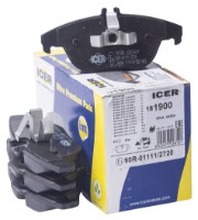 Комплект тормозных колодок ICER 181900