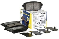 Комплект тормозных колодок ICER 181955