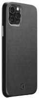 Husa de protecție CellularLine Apple iPhone 12 mini Leather Effect Black