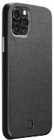 Husa de protecție CellularLine Apple iPhone 12 Pro Max Leather Effect Black