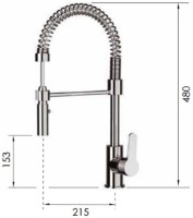 Смеситель для кухни Remer Winner W77E фото №2 — интернет-магазин Desire.md