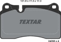 Комплект тормозных колодок TEXTAR 2409801