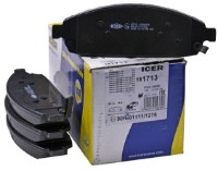 Set placute frână ICER 181713