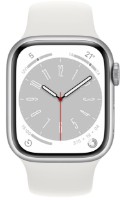 Smartwatch Apple Watch Series 8 41mm Silver Aluminium Case with Sport Band White (MP6K3)