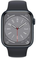 Смарт-часы Apple Watch Series 8 45mm Midnight Aluminium Case with Sport Band Midnight (MNP13)