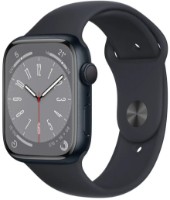 Smartwatch Apple Watch Series 8 45mm Midnight Aluminium Case with Sport Band Midnight (MNP13)