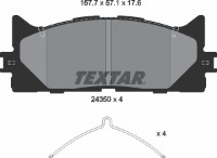 Комплект тормозных колодок TEXTAR 2435001