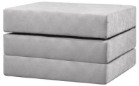 Бескаркасные раскладной пуфик Edka Puf pliant 3 M9 Grey