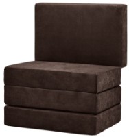 Canapea fara rama pouf pliabil Edka Puf pliant 4 M20 Dark Chocolate