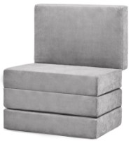 Бескаркасные раскладной пуфик Edka Puf pliant 4 M9 Grey