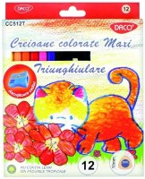 Creioane colorate Daco 12pcs (CC512T)