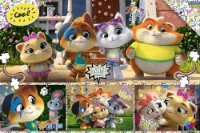 Puzzle Trefl 100 44 Cats (16442) imaginea #1 — magazin online Desire.md