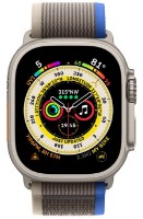 Смарт-часы Apple Watch Ultra GPS + Cellular 49mm Titanium Case with Blue/Gray Trail Loop M/L (MQFV3)
