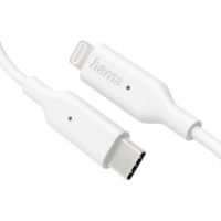 Cablu USB Hama USB-C to Lightning 1m White (201598)