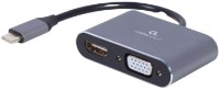 Переходник Cablexpert A-USB3C-HDMIVGA-01