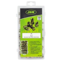Set de piulițe zincate cu nituri zimțate JBM 53360