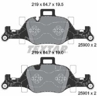 Set placute frână TEXTAR 2590001 imaginea #2 — magazin online Desire.md