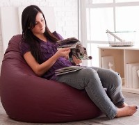 Бинбэг Relaxtime Bean bag Bordo Complect
