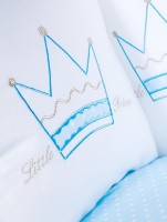 Lenjerie de pat pentru copii Albero Mio Korona Blue (C-5 H092)