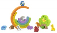 Joc educativ Viga Rainbow Balacing Blocks (44590) imaginea #2 — magazin online Desire.md