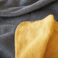 Плед Issimo Simply Blanket Grey/Mustard 200x200