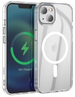 Чехол Hoco Magnetic Series Airbag anti-fall Protective Shell for iPhone 14 Plus Transparent