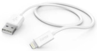 Cablu USB Hama USB-A - Lightning 1m White (201579)