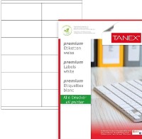 Etichete autoadezive pentru imprimantă Tanex A4/100p 16pcs (TN02105)