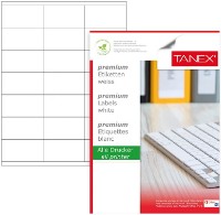 Etichete autoadezive pentru imprimantă Tanex A4/100p 21pcs (TN02121)