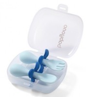 Эргономические столовые приборы в футляре BabyOno (969/03) фото №2 — интернет-магазин Desire.md