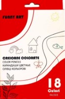 Creioane colorate Funny Art 18pcs (FA1503)