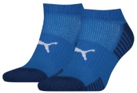 Ciorapi pentru bărbați Puma Sport Cushioned Sneaker 2P Blue 39-42