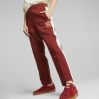 Pantaloni spotivi de dame Puma Vogue T7 Pants Dk Intense Red L