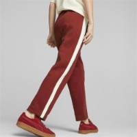 Pantaloni spotivi de dame Puma Vogue T7 Pants Dk Intense Red L