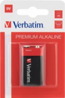 Батарейка Verbatim 9V 1pcs Blister (49924)