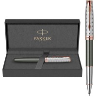 Ручка-роллер Parker Sonnet Royal Metal & Grey (2119790)