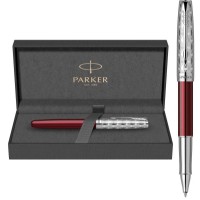 Ручка-роллер Parker Sonnet Royal Metal & Red (2119782)