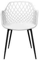 Стул Deco SL-7019 White/Black Legs