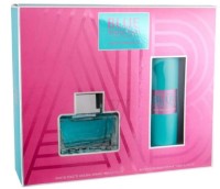 Set de parfumuri pentru ea Antonio Banderas Blue Seduction EDT 80ml + Deo Spray 150ml