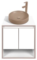 Шкаф с умывальником Montebella Set 11.01 600x500 Terra 455x455 Jaguar