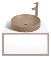 Шкаф с умывальником Montebella Set 50.01 600x500 Terra 455x455 Jaguar