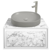 Шкаф с умывальником Montebella Set 51.02 800x500 Bianco LED 550x425 Koala