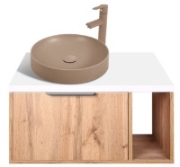 Шкаф с умывальником Montebella Set 52.01 800x500 Sirius 455x455 Jaguar