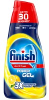 Detergent pentru mașine de spălat vase Finish All in One Gel Lemon 600ml