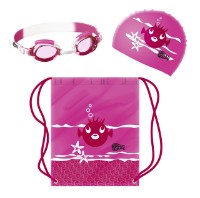 Шапочка+очки для плавания Beco Sealife (96054)